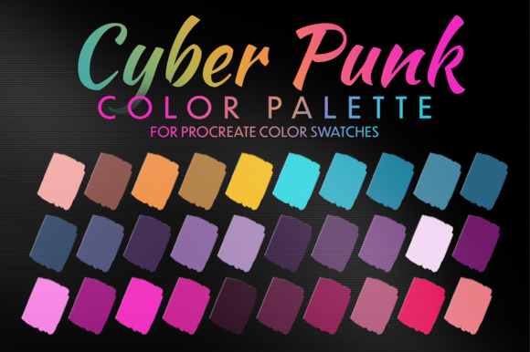 Bring the Future to Your iPad with the Cyberpunk Color Palette