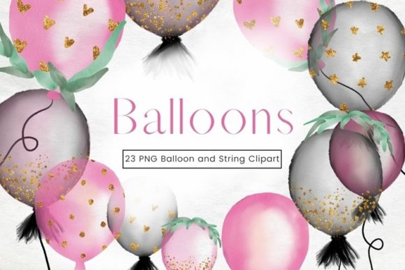 Elevate Your Party Decor with Pink & Black Watercolour Balloons