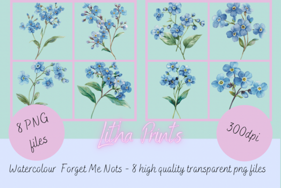 Exploring the Delicate Charm of Watercolour Forget Me Nots