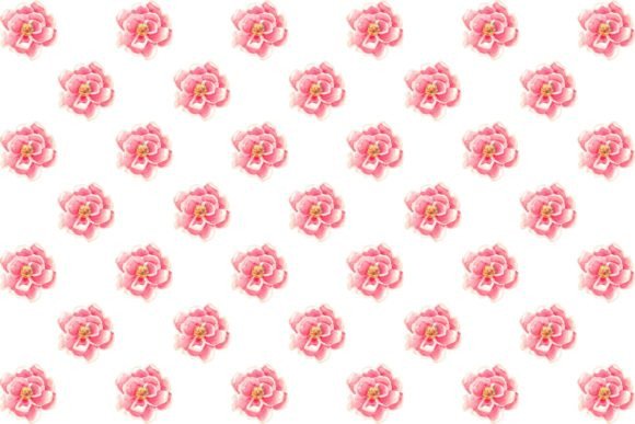 Flower Water Color Pattern: Soft Blooms for Modern Design