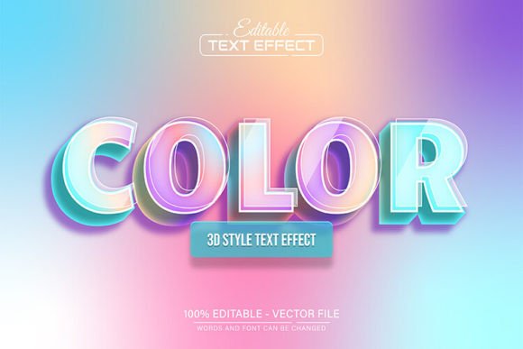 Holographic Color 3D Style Text Effect: Unlocking Visual Impact