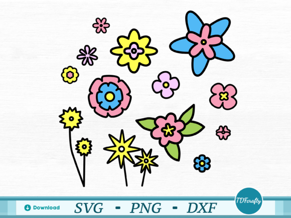 Infuse Whimsy and Color: A Designer's Guide to Cartoon Flowers Pack Color