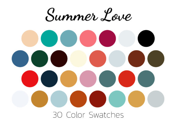Summer Love Palette: Organizing Your Creative Color Story