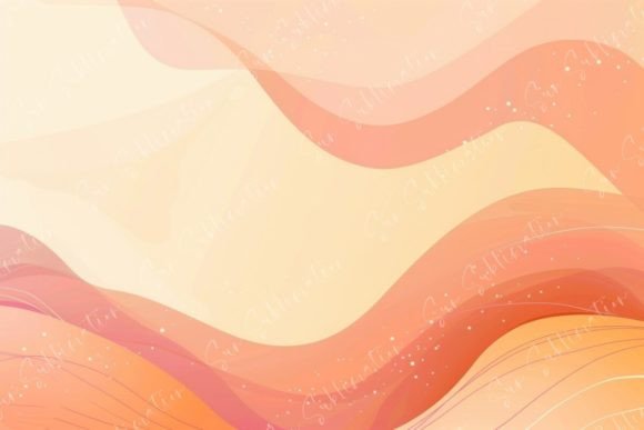 The Allure of Abstract Peach Pink Color Gradients