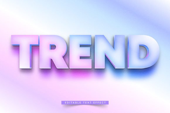 The Soft Power of 3D Pastel Color Text Effects in Design