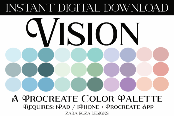 Vision Procreate Color Palette: A Fresh Approach to Digital Color