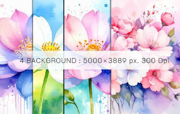Water Color Flower Pastel Graphic: A Designer's Guide