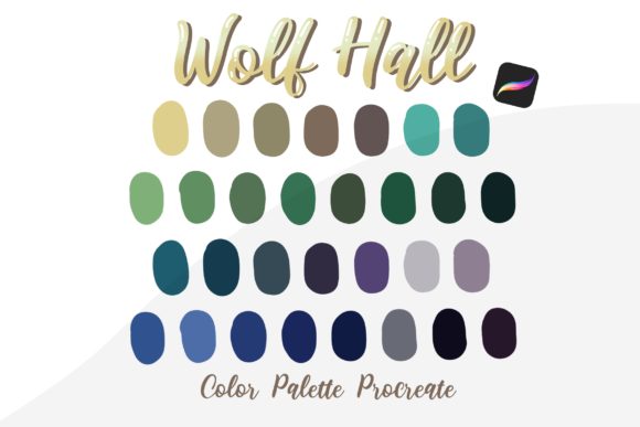Wolf Hall Procreate Color Palette: Deep Tones for Digital Art